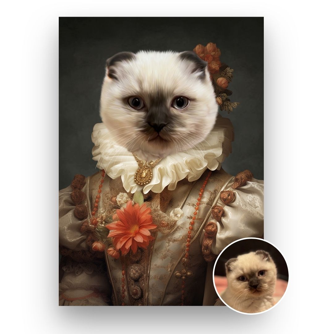 Die Baronin - Haustierporträt